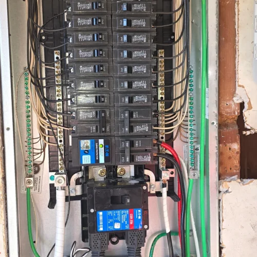 Wiring a new electrical panel